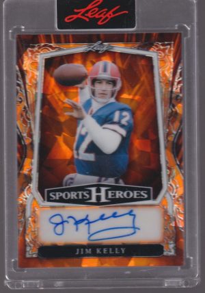 2025 LEAF SPORTS HEROES JIM KELLY 3/6 AUTOGRAPH #BA-JK2
