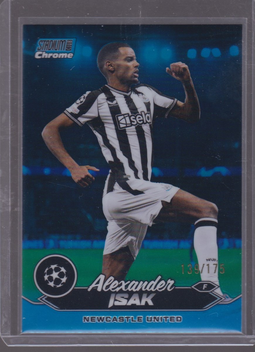 2024 TOPPS STADIUM CLUB CHROME ALEXANDER ISAK 139/175 ROYAL BLUE #64