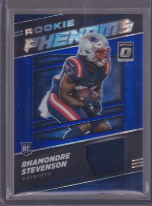 2021 PANINI DONRUSS OPTIC RHAMONDRE STEVENSON ROOKIE BLUE PATCH #RP-37