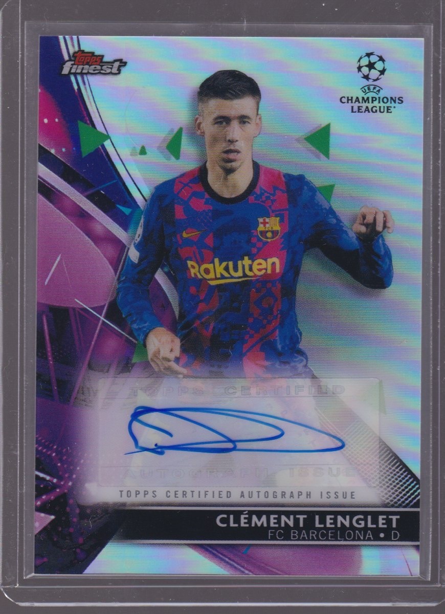 2022 TOPPS FINEST CLEMENT LENGLET AUTOGRAPH #BA-CL