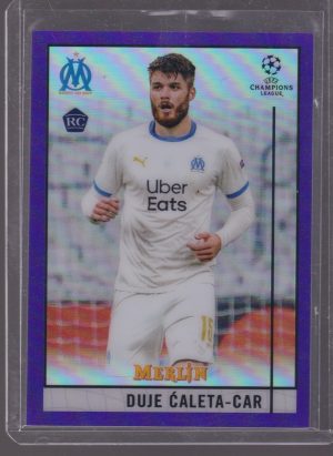 2021 TOPPS MERLIN DUJE CALETA-CAR 022/299 PURPLE #55