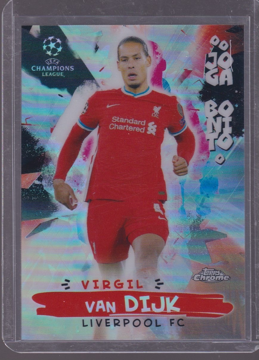 2021 TOPPS CHROME VIRGIL VAN DIJK JOGA BONITO #JB-12