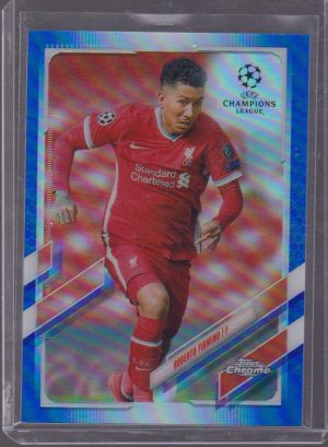 2021 TOPPS CHROME ROBERTO FIRMINO 087/150 BLUE #33