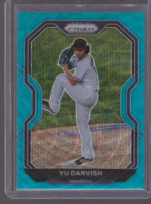 2021 PANINI PRIZM YU DARVISH BLUE WAVE #142