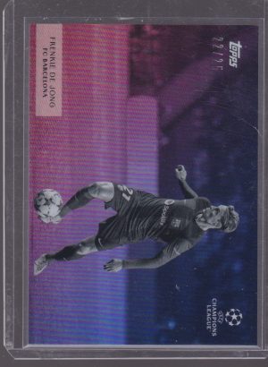 2024 TOPPS SIMPLICIDAD FRENKIE DE JONG 22/25 PURPLE