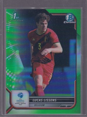 2022 BOWMAN CHROME UNDER 21 LUCAS LISSENS 1ST 050/199 GREEN #19