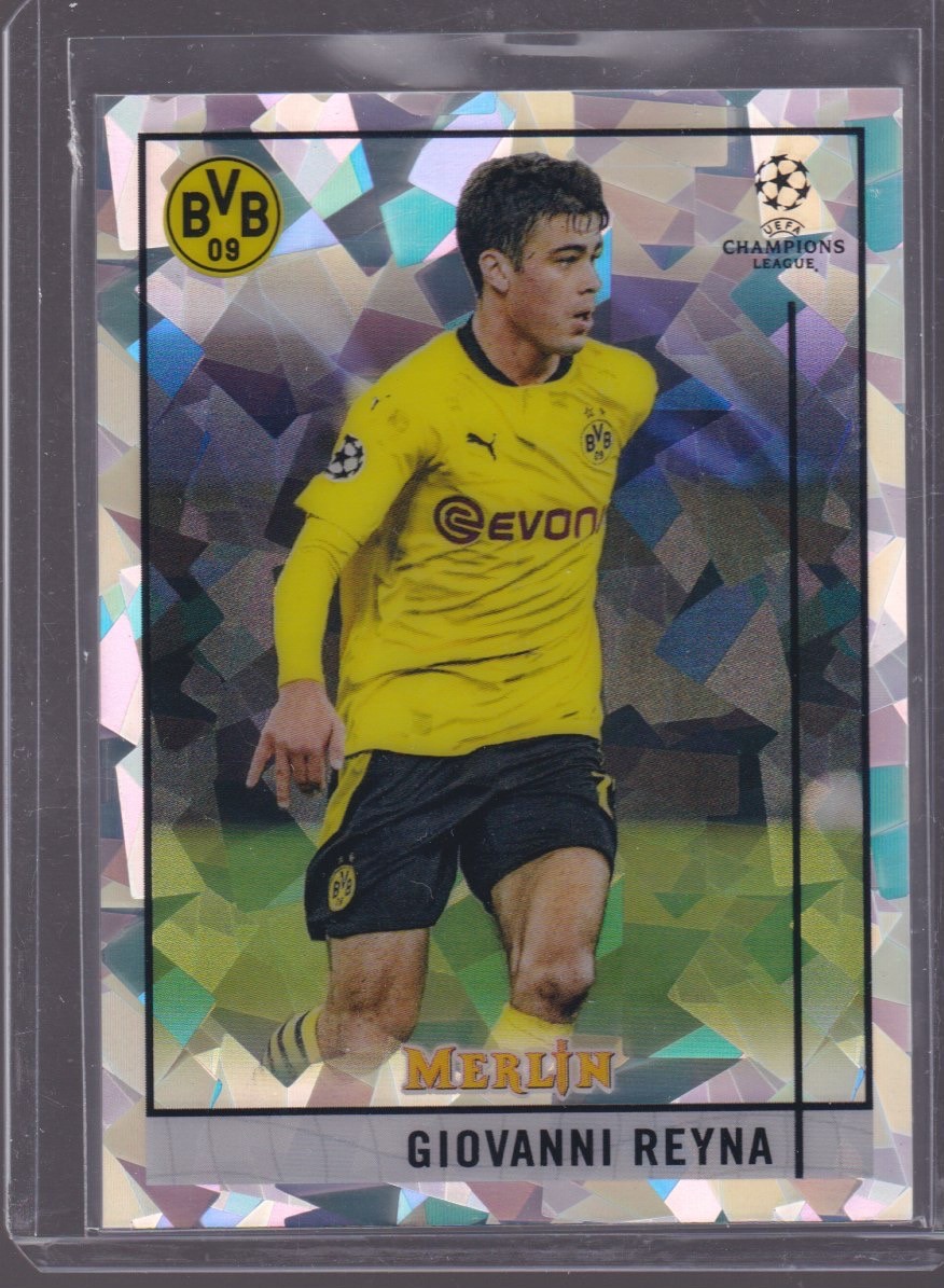 2021 TOPPS MERLIN CHROME GIOVANNI REYNA 111/250 ATOMIC #11