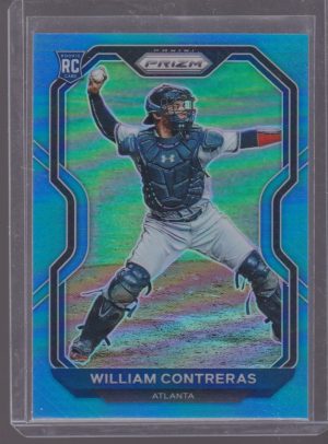 2021 PANINI PRIZM WILLIAM CONTRERAS BLUE #105