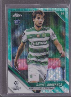2022 TOPPS CHROME DANIEL BRAGANCA 023/199 AQUA WAVE #152