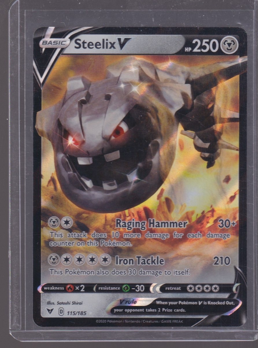 2020 POKEMON VIVID VOLTAGE STEELIX V 115/185