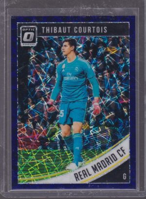 2019 PANINI DONRUSS OPTIC THIBAUT COURTOIS 083/125 PURPLE VELOCITY #32