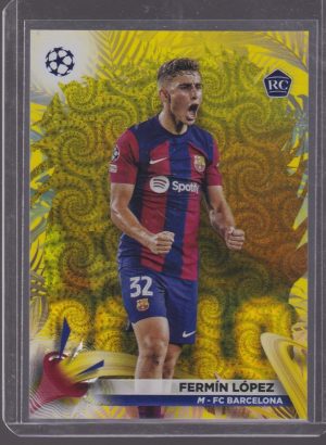 2024 TOPPS UCL JADE EDITION FERMIN LOPEZ 41/50 GOLD #84