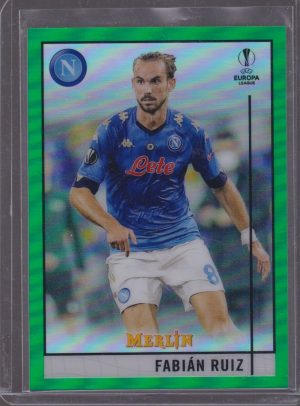 2021 TOPPS MERLIN CHROME FABIAN RUIZ 32/99 GREEN #81
