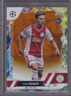 2023 TOPPS UCL JADE EDITION YOURI REGEER 24/25 ORANGE SAMBA #179