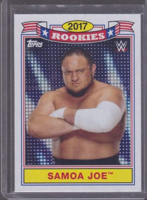 2018 TOPPS HERITAGE WWE SAMOA JOE ROOKIES #TR-4
