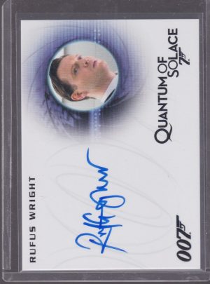 2015 RITTENHOUSE 007 RUFUS WRIGHT AUTOGRAPH #A277