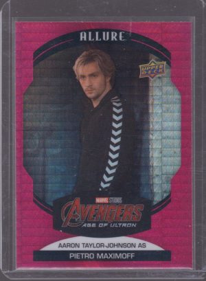 2022 UPPER DECK MARVEL ALLURE A.T.-JOHNSON AS PIETRO MAXIMOFF - RED #39