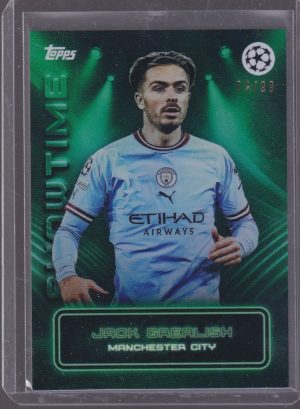 2023 TOPPS SHOWTIME JACK GREALISH 76/99 GREEN