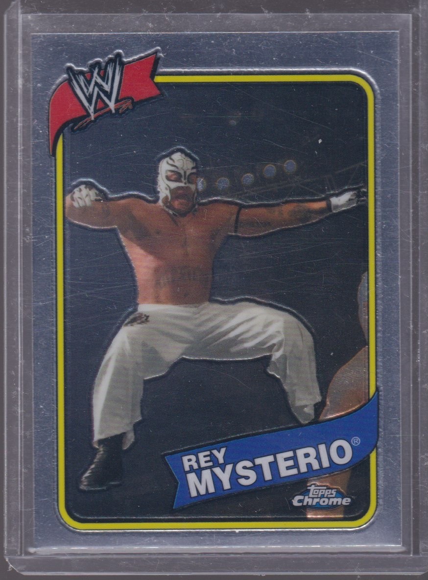 2008 TOPPS CHROME HERITAGE III WWE REY MYSTERIO #3