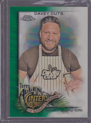 2022 TOPPS ALLEN & GINTER CHROME DAVEY CUTS 79/99 GREEN #262