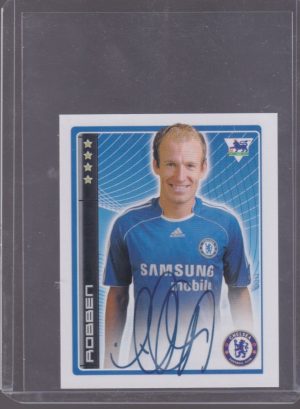 2007 MERLIN PREMIER LEAGUE ROBBEN AUTOGRAPH EDITION STICKER #147