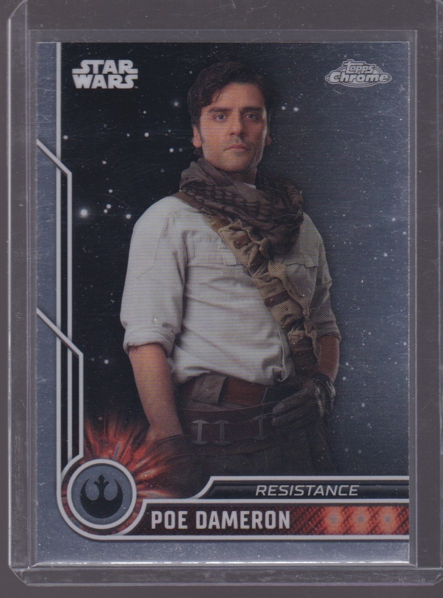 2023 TOPPS CHROME STAR WARS POE DAMERON #67