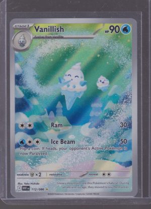 2025 POKEMON VANILLISH WHITE FLARE 122/086