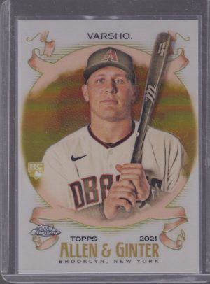2021 TOPPS CHROME ALLEN & GINTER DAULTON VARSHO 17/50 GOLD #110