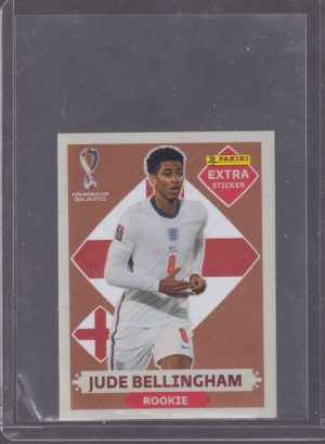 2022 PANINI STICKER FIFA WORLD CUP QATAR JUDE BELLINGHAM BRONZE ROOKIE EXTRA STICKER