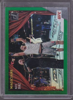 2022 PANINI DONRUSS UFC NATE DIAZ MAGICIANS GREEN #3