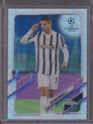 2021 TOPPS CHROME CRISTIANO RONALDO REFRACTOR #100