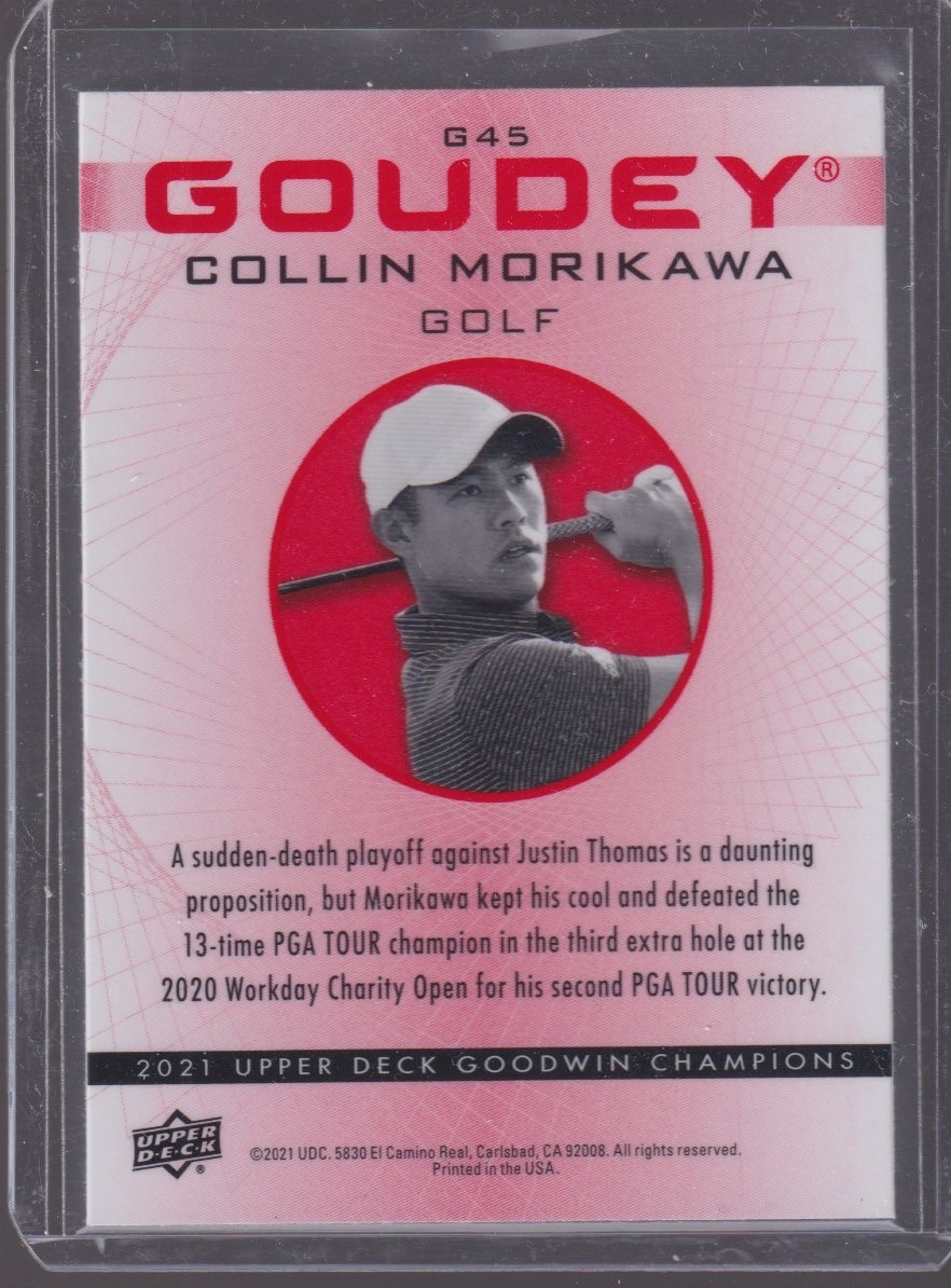 2021 UPPER DECK GOODWIN CHAMPIONS COLLIN MORIKAWA GOUDEY #G45 - Image 2