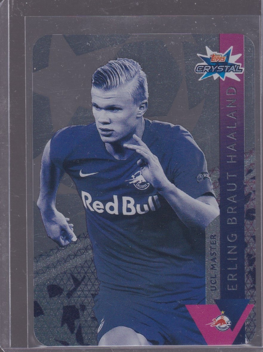 2019 TOPPS CRYSTAL ERLING BRAUT HAALAND UCL MASTER #113