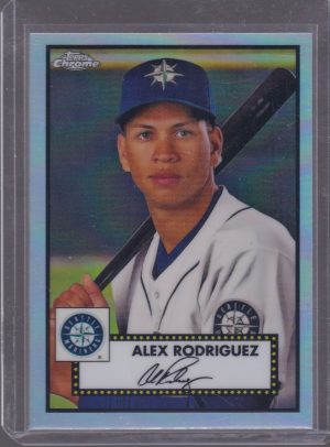 2021 TOPPS CHROME PLATINUM ALEX RODRIGUEZ REFRACTOR #689