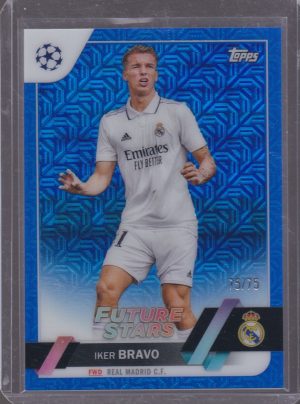 2023 TOPPS CHROME JAPAN IKER BRAVO BLUE MOJO 75/75 #87