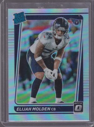 2021 PANINI DONRUSS OPTIC ELIJAH MOLDEN RATED ROOKIE SILVER #300