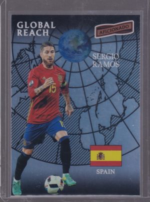 2017 PANINI AFICIONADO SERGIO RAMOS GLOBAL REACH #171