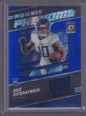 2021 PANINI DONRUSS OPTIC DEZ FITZPATRICK ROOKIE BLUE PRISM PATCH #RP-36