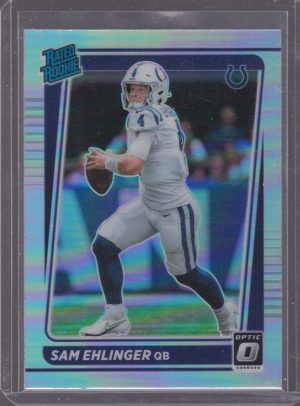 2021 PANINI DONRUSS OPTIC SAM EHLINGER RATED ROOKIE SILVER #246