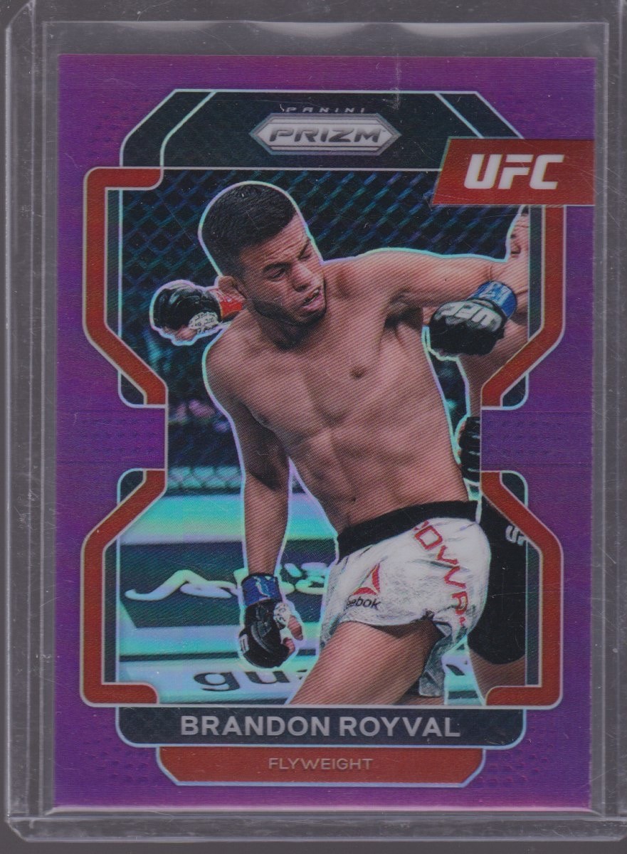 2022 PANINI PRIZM UFC BRANDON ROYVAL 059/149 PURPLE #149