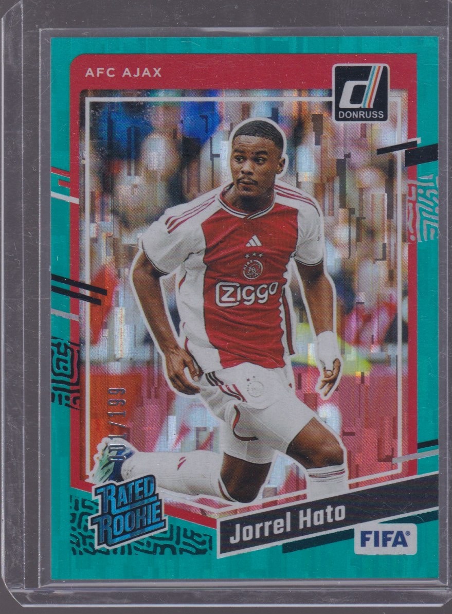 2023 PANINI DONRUSS JORREL HATO RATED ROOKIE 001/199 TEAL #189