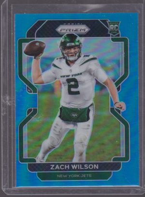 2021 PANINI PRIZM ZACH WILSON ROOKIE LIGHT BLUE #332