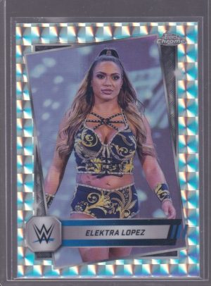 2025 TOPPS CHROME WWE ELEKTRA LOPEZ GEOMETRIC #95