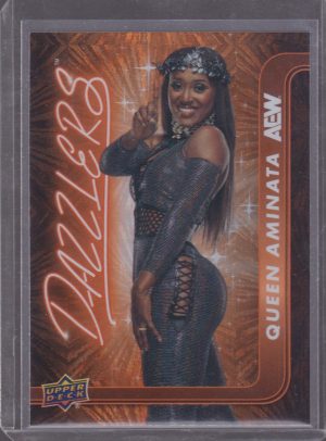 2025 UPPER DECK AEW QUEEN AMINATA ORANGE #DZ-21