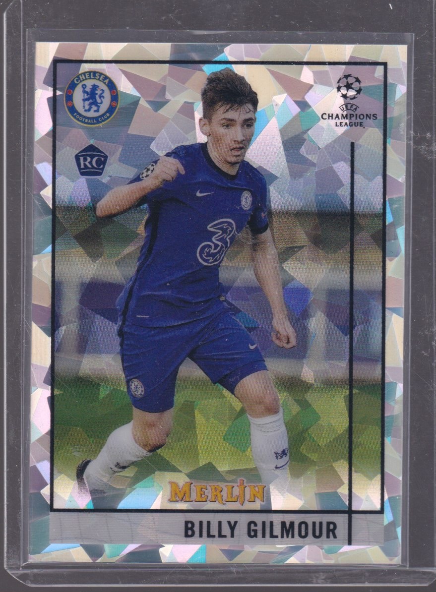 2021 TOPPS MERLIN CHROME BILLY GILMOUR ROOKIE 104/250 ATOMIC #14