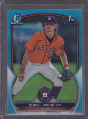 2023 BOWMAN CHROME CHASE JAWORSKY 1ST BOWMAN LIGHT BLUE #BDC-45