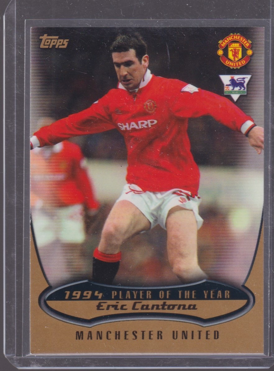 2003 TOPPS PREMIER GOLD ERIC CANTONA 1994 PLAYER OF THE YEAR #POTY2
