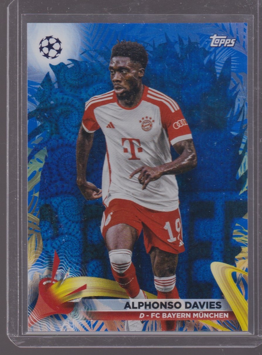 2024 TOPPS CARNIVAL EDITION ALPHONSO DAVIES 43/99 BLUE SAMBA #36