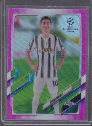 2021 TOPPS CHROME PAULO DYBALA 032/175 PINK #47