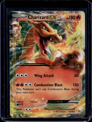 2014 POKEMON FLASH FIRE CHARIZARD EX 12/106